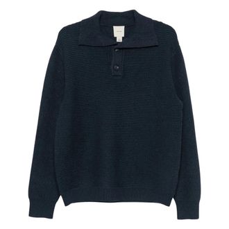Calvin Klein Wool Pnl Stitch Pullover - Heren - Truien - Blauw - Maat: XS Wol
