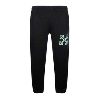 Off-white Off White Unisex Arrows Tape Slim Joggingbroek voor volwassenen (Zwart)