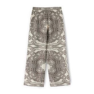 Motivi Dames, Broeken, Beige, Maat: XS Satijn