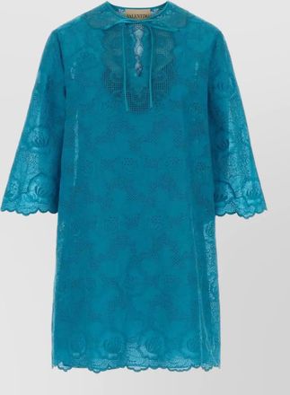 Valentino Garavani cotton broderie anglaise mini dress