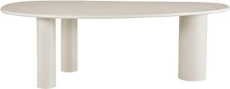 VENTE-UNIQUE.COM Mesa de comedor efecto madera beige