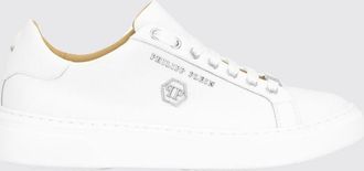 Philipp Plein Sneakers basse stringate in pelle liscia con punta tonda