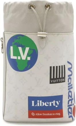 Louis Vuitton Pre-owned Vintage Monogram Schoudertas - Dames - Vintage Tassen - Grijs - ONE Size - Vintage