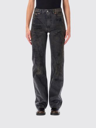 Our Legacy Jeans straight a vita alta in denim stretch