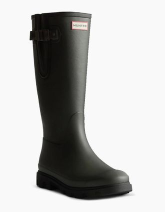 Hunter Mens Downpour Adjustable Mens Wellingtons - Black - Size: 11