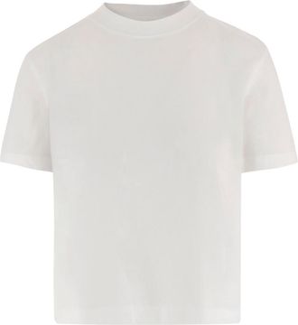 Jacquemus Beige Solid Crew Neck T-Shirt