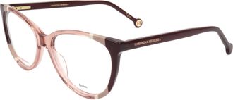 Carolina Herrera Womens 55 mm Red Opticals