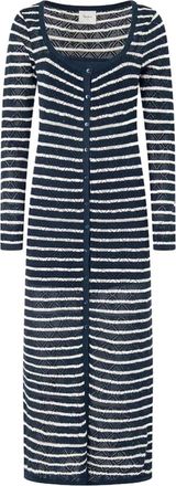 Pepe Jeans London Maxi Kleedjes - Dames - Kleedjes - Blauw - S - Katoen - Kleedjes