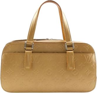 Louis Vuitton Pre-owned Shelton Monogram Mat Handtas - Dames - Vintage Handtas - Beige - ONE Size - Vintage