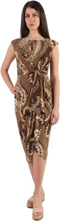 Ralph Lauren Summer Cashmere Fantasy Jurk - Dames - Casual kleedjes - Veelkleurig - L - Kleedjes
