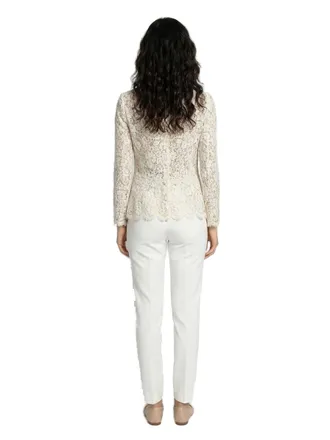 Dolce & Gabbana Womens Gray Cotton Full-Length Jacket Clothing