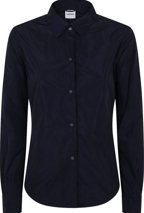 Aspesi Shirt Jacket In Blue Navy