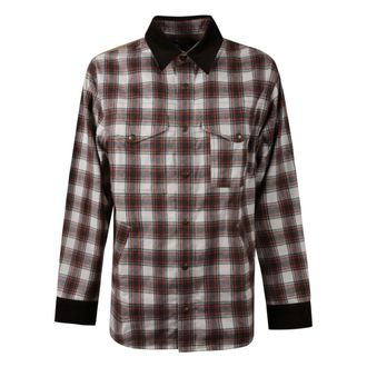 Junya Watanabe Casual Shirts, male, Multicolor, Size: L Checked Cotton Flannel Shirt