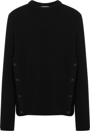 Moschino ribbed-knit virgin-wool jumper - men - Virgin Wool - 46 - Black