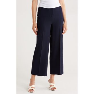 Amanda + Chelsea Wide Leg Crop Pants in Navy at Nordstrom Rack, Size 12