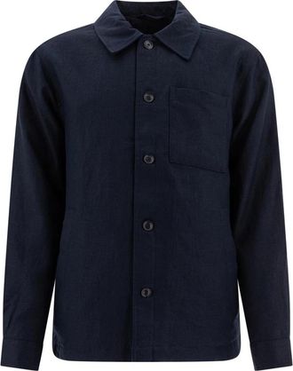 Nn.07 Casual Overhemdjas - Heren - Casual Overhemden - Blauw - S - Overhemden