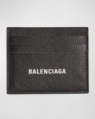 Balenciaga Mens Calfskin Cash Card Holder