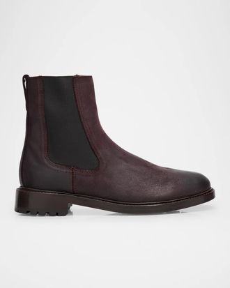 Allen Edmonds Men & apos;s Marshall Waxed Suede Chelsea Boots