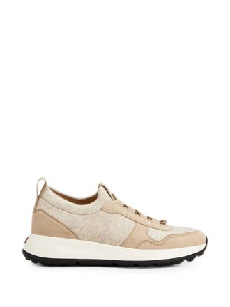 Tod's Tods Scarpe da ginnastica lavorate a maglia con calzini rossi a pois