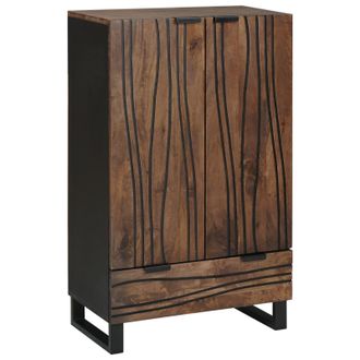 Berkfield Home Highboard 60x33.5x100 cm Solid Wood Mango in Brown