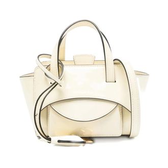 Hidesins Tassen, Dames, Geel, ONE Size, Katoen, Flap XS Leren Tote Bag