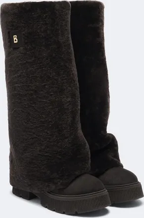 Bogner Turin shearling knee-high boots