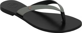 Bella | Ha Italian Leather Handmade Flip Flop in Lily Pad at Nordstrom, Size 6Us