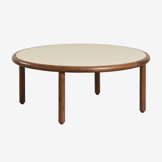 Sklum Sklum - Mesa De Centro Para Jard&iacute;n Redonda En Madera De Acacia Olivia