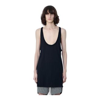 Rick Owens Heren, Tops, Zwart, Maat: M Katoen