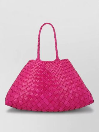 Dragon Diffusion woven tote bag dual top handles