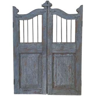 Wanderlust Deco Puerta De Madera Acabado Artesanal 80x3x103h Cm