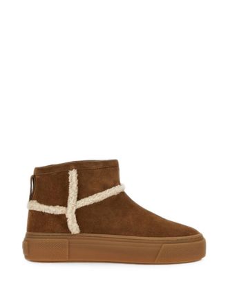 Hogan Brown Crosswind Ankle Boots