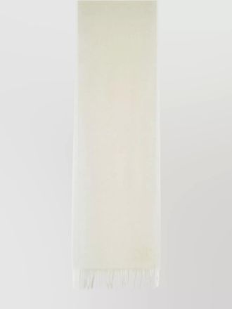 Max Mara wsdalia cashmere scarf fringe detailing