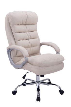 Clp Silla De Oficina Xxl Vancouver De Tela Crema