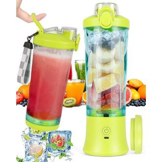 OEM Licuadora Port&aacute;til Para Batidos De 600 Ml Con 6 Cuchillas, Mini Licuadora De 4000 Mah Con Capacidad Para 25 Tazas De Jugo, Ideal Para La Oficina, Camp