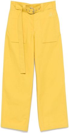 Jil Sander Pantaloni con cintura - Giallo
