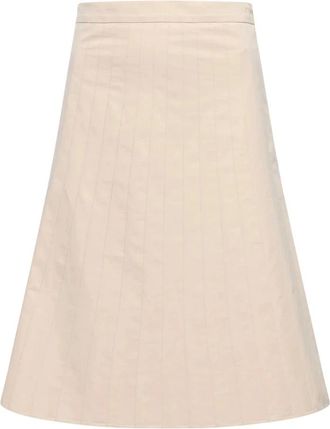 Maison Margiela Midi Skirts - Dames - Midirokken - Beige - XS - Rokken
