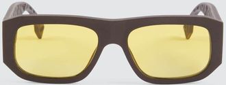 Fendi Fendi Shadow rectangular sunglasses