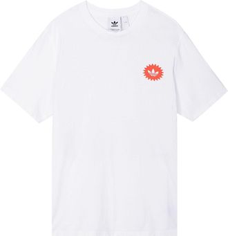 adidas originals Bodega Poster Back Printing Short Sleeve White ED7066