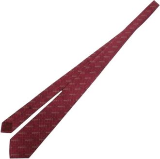 Gucci Pre-owned Accessories, male, Red, Size: ONE SIZE Pre-owned Cravat