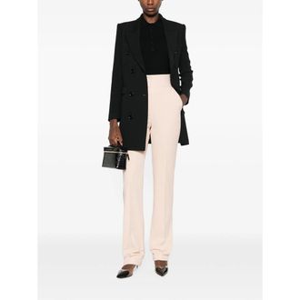 Elisabetta Franchi High-Waisted Flared Trousers - Beige