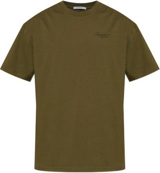Givenchy T-shirt van katoen met Stamp-print - Heren - T-shirts - Groen - M - Katoen - Tops