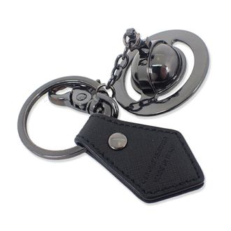 Vivienne Westwood Leather Metal Keyring Charm (Pre-Owned)