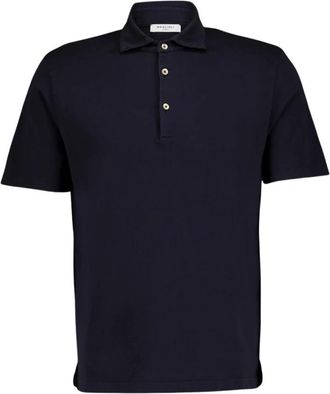 Boglioli Klassieke Navy Blue Polo Shirt - Heren - Polos - Blauw - 2XL - Katoen - Tops