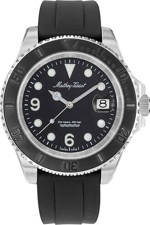 Mathey-Tissot Mens Mathy Design Black Dial Watch