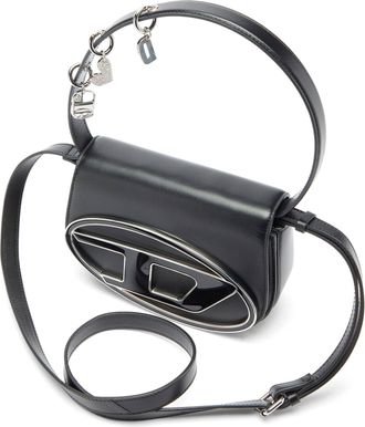 Diesel Womens Shoulder Bag 1dr Charms Black Pmu
