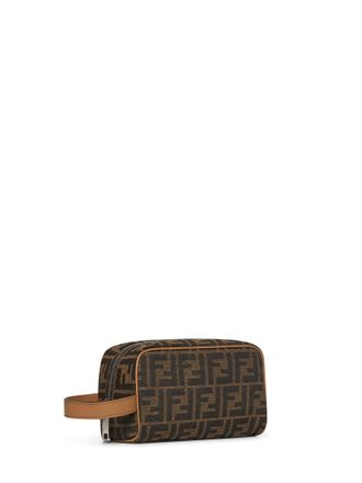Fendi FF Jacquard Toiletry Bag - Brown
