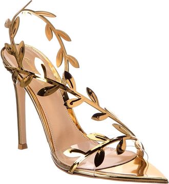 Gianvito Rossi Flavia 105 Leather Slingback Sandal