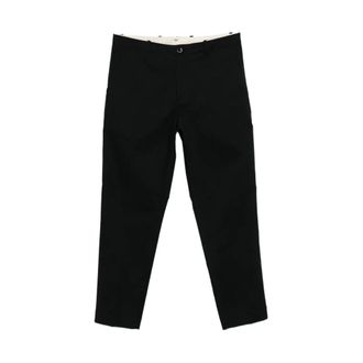 Nine In The Morning Chinos, male, Black, Size: 2XL Giove Flat Slim