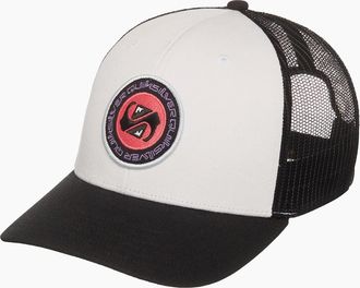 Quiksilver Mens Quiksilver Mens Decades Trucker Cap - Black/Grey - Size: ONE size